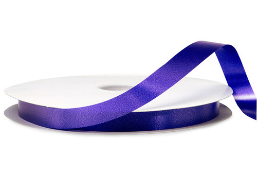 5/8"x100 yard Purple Polyester Satin Gift Ribbon - Pack of 10 Rolls