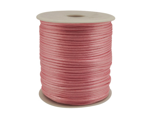 2mm wide x 100 yards Pink Rattail Cord Trims - Pack of 5 Spools