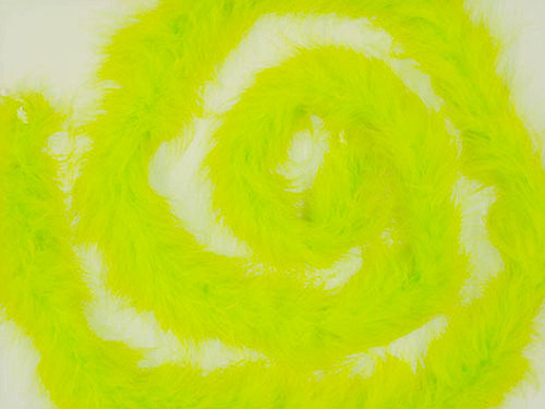 1.5" Wide 72" (6 Feet) Long Apple Green Marabou Feather Boas - Pack of 10