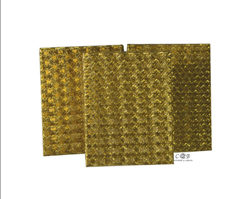 3.5" Gold Glittery Paper Gift Box - Pack of 12