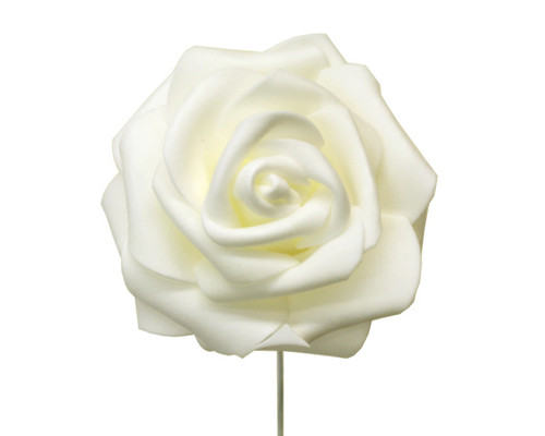 2 3/4" Ivory Rose Foam Flowers - Pack of 120 Pieces