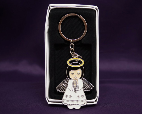 Angel Girl First Communion Keychain - Pack of 12