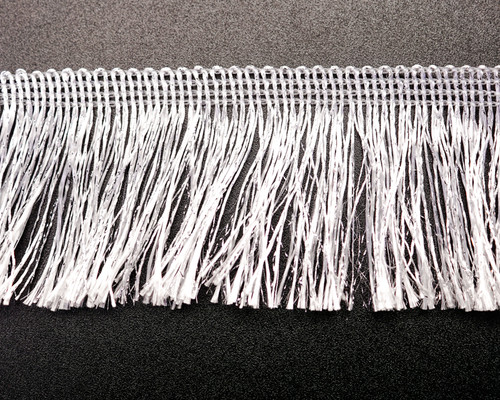 2" x 10 Yards Silver Fringe Trim - Pack of 5