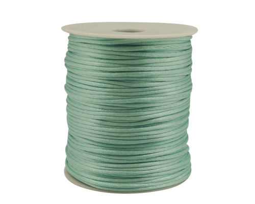 2mm wide x 100 yards Aqua Rattail Cord Trims - Pack of 5 Spools