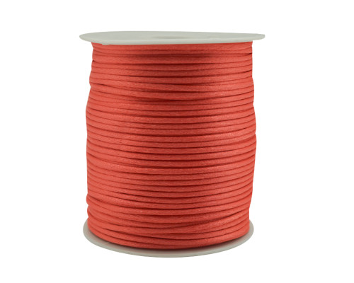 2mm wide x 100 yards Coral Rattail Cord Trims - Pack of 5 Spools