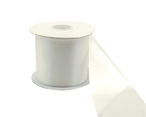 3"x 25 yards White Single Face Satin Gift Ribbon - Pack of 3