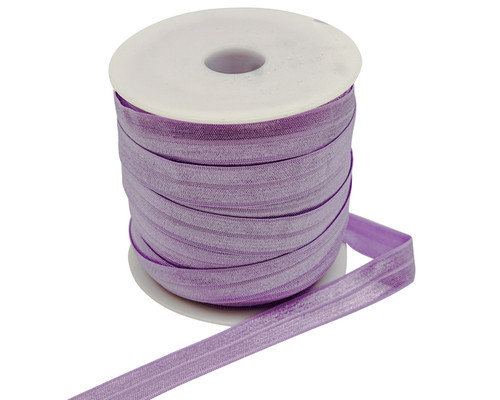 5/8 x 50 Yards Lavender Fold Over Elastic Sewing Trim