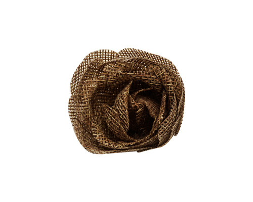 2 1/4" Brown Single Burlap Peony Art Flower - Pack of 36 Jute Fabric Flowers 2 1/4" Brown Single Burlap Peony Art Flower - Pack of 36 Jute Fabric Flowers
