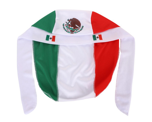 Mexico National Flag Bandana Durag Sports Hat - Pack of 12