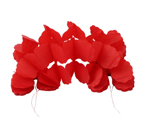 9ft Red Paper Party Streamers - Pack of 12
