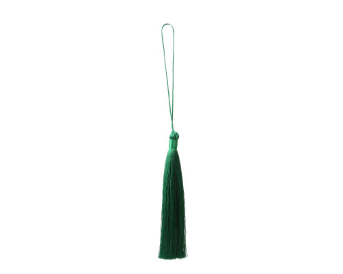 5" Long Emerald Green 700 Count String Graduation Tassel - Pack of 50