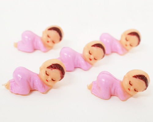 1 1/4" Sleeping Baby Figurines - Pack of 144 Baby Figurines