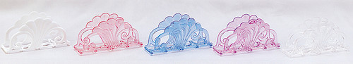 2 3/4" Tall Napkin Holder with Wave Design - Pack of 144 Count 2 3/4" Tall Napkin Holder with Wave Design - Pack of 144 Count