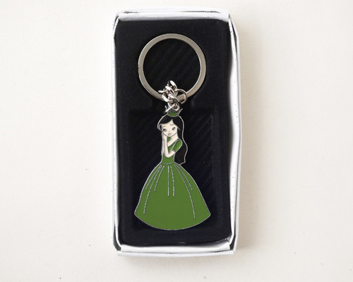 Apple Green Quinceanera Metal Keychain - Pack of 12