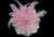 6" Pink Large Silk Single Flower with Pearl and Rhinestone - Pack of 6