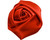 2" Red Single Satin Rolled Rose Flower - Pack of 72 Rosettes
