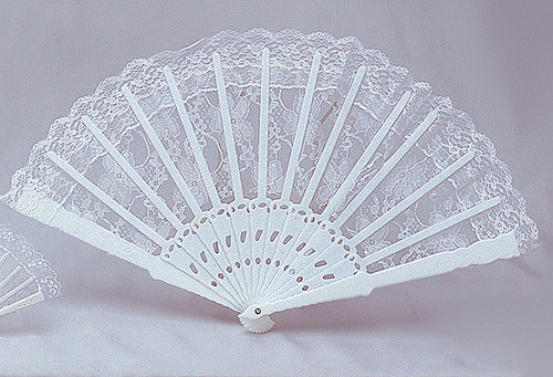 wedding lace fan