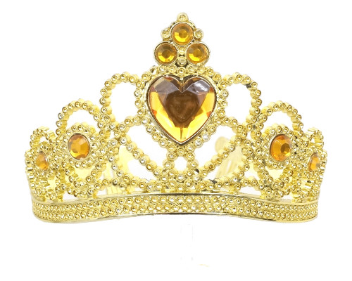 gold tiara party favors