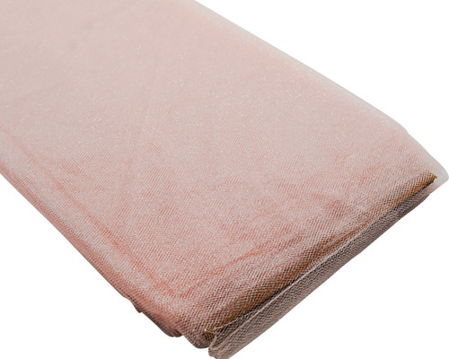 Glimmer Tulle - 54-inches Wide Shrimp By the Bolt