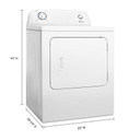 Amana® 6.5 cu. ft. Top-Load Gas Dryer with Automatic Dryness Control NGD4655EW