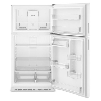 Amana® 33-Inch Wide Top-Freezer Refrigerator With Dual Crisper Drawers—21 Cu. Ft. ARTX2021TW