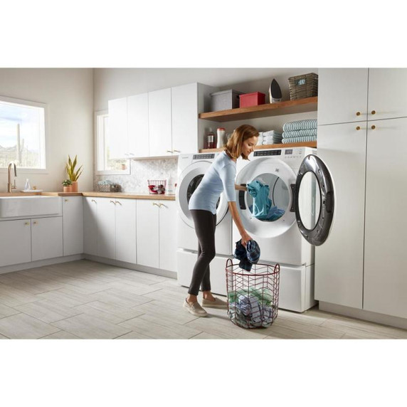 Amana® 7.4 cu. ft. Front Load Electric Dryer with Moisture Sensors YNED5800HW