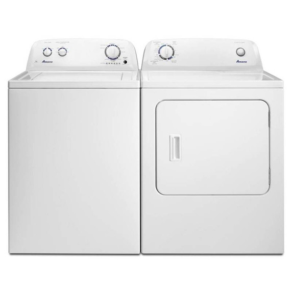 Amana® 6.5 cu. ft. Top-Load Gas Dryer with Automatic Dryness Control NGD4655EW