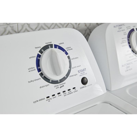 Amana® 4.4 cu. ft. Top-Load Washer with High Efficiency Agitator NTW4519JW