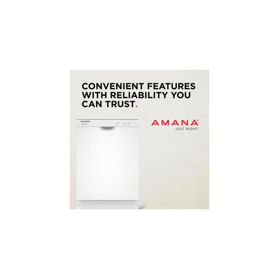 Amana® Dishwasher with Midnight Interior ADFS2524RW