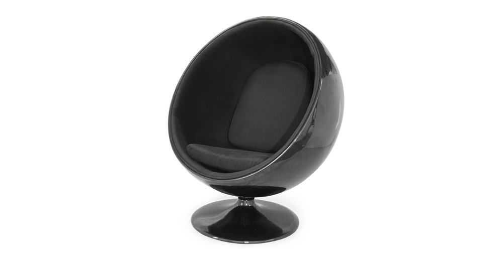 ball chair black
