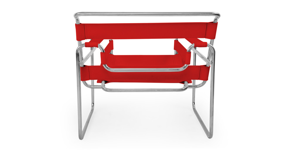 wassily chair red