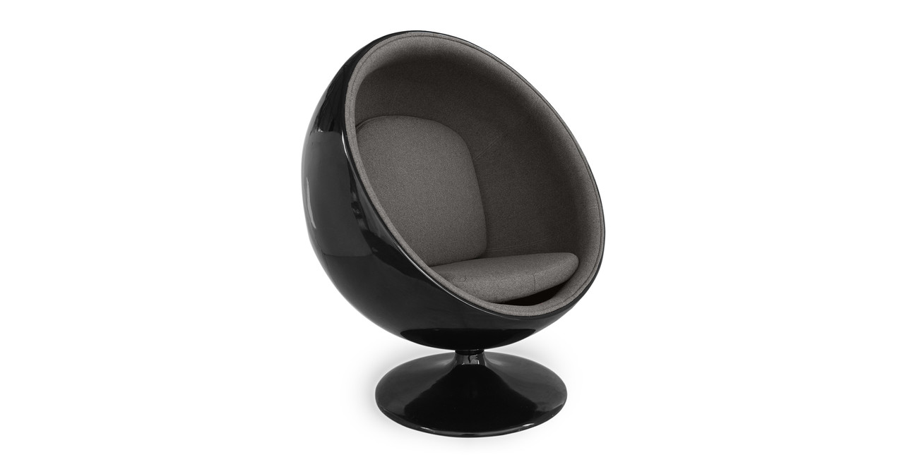 ball chair black