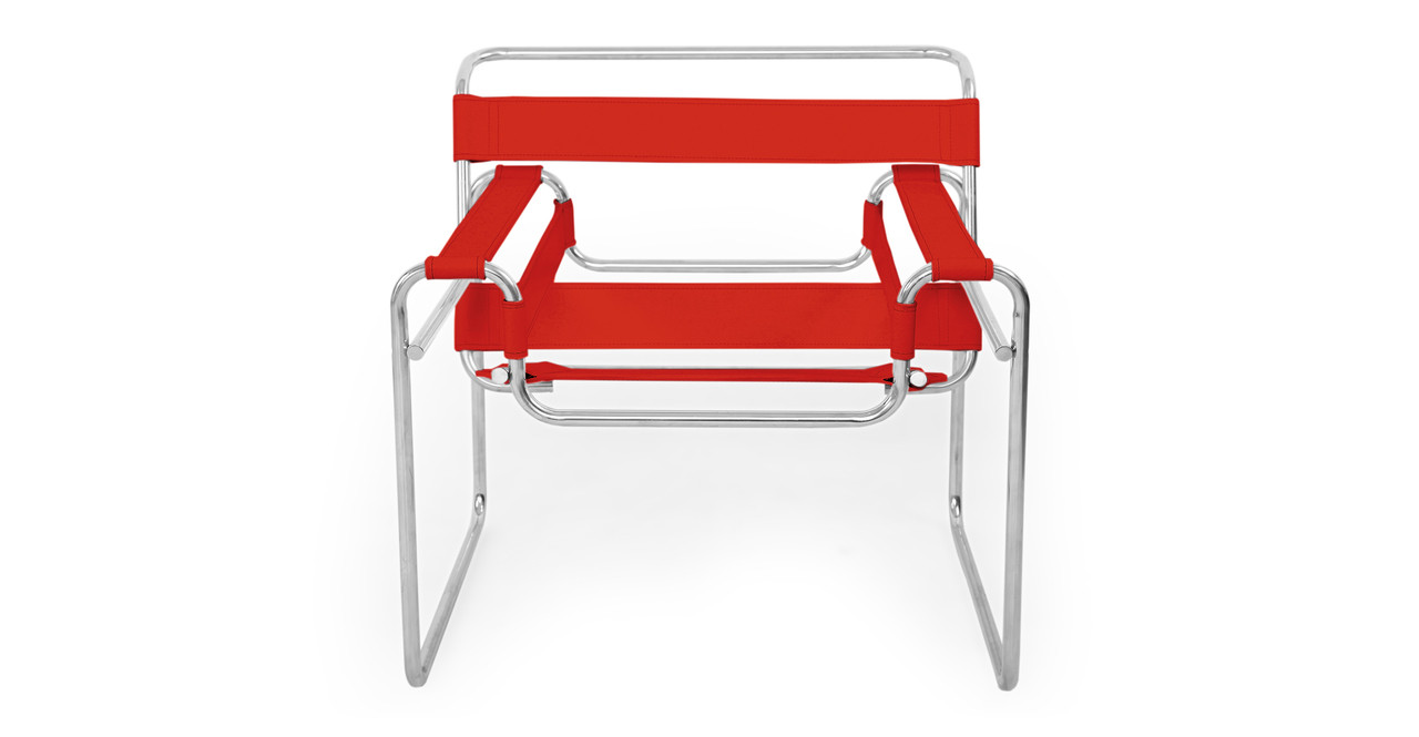 wassily chair red