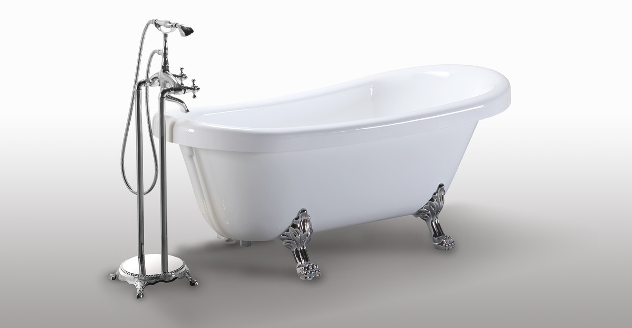 Delos Clawfoot Bathtub 67 Free Faucet Promo