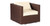 Kauai 9-pc Outdoor, Espresso Wicker/Ivory