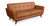 Jackie Loveseat, Saddle Brown