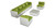 Waikiki 7-pc Outdoor, White Wicker/Lime Green