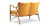 Copenhagen 45 Loveseat, Citrine