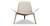 Tripod Chair, Urban Hemp/Walnut