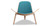Tripod Chair, Urban Surf/Oak