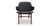 Larsen Shell Chair, Black Italian Leather/Walnut