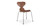 Soda Dining Chair 2 pc set Walnut