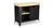 Garbo Desk & Cabinet Set, Ash/Black