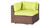 Molokai 8-pc Outdoor, Espresso Wicker/Lime Green