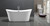 Amathous Bathtub 67" Rectangle Overflow