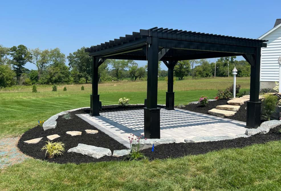 14x16 vinyl pergola - Alto, MI - PergolaKitsUSA.com