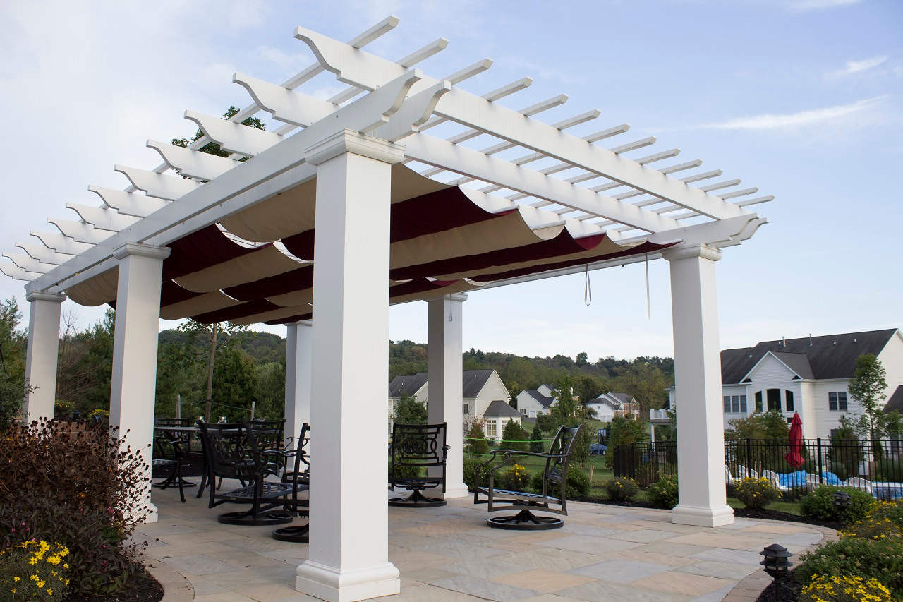 Fiberglass Pergola Kit + Retractable Canopy Sunbrella™ Fabric Customers Also Viewed - Fiberglass Pergola Kit + Retractable Canopy Sunbrella™ Fabric
