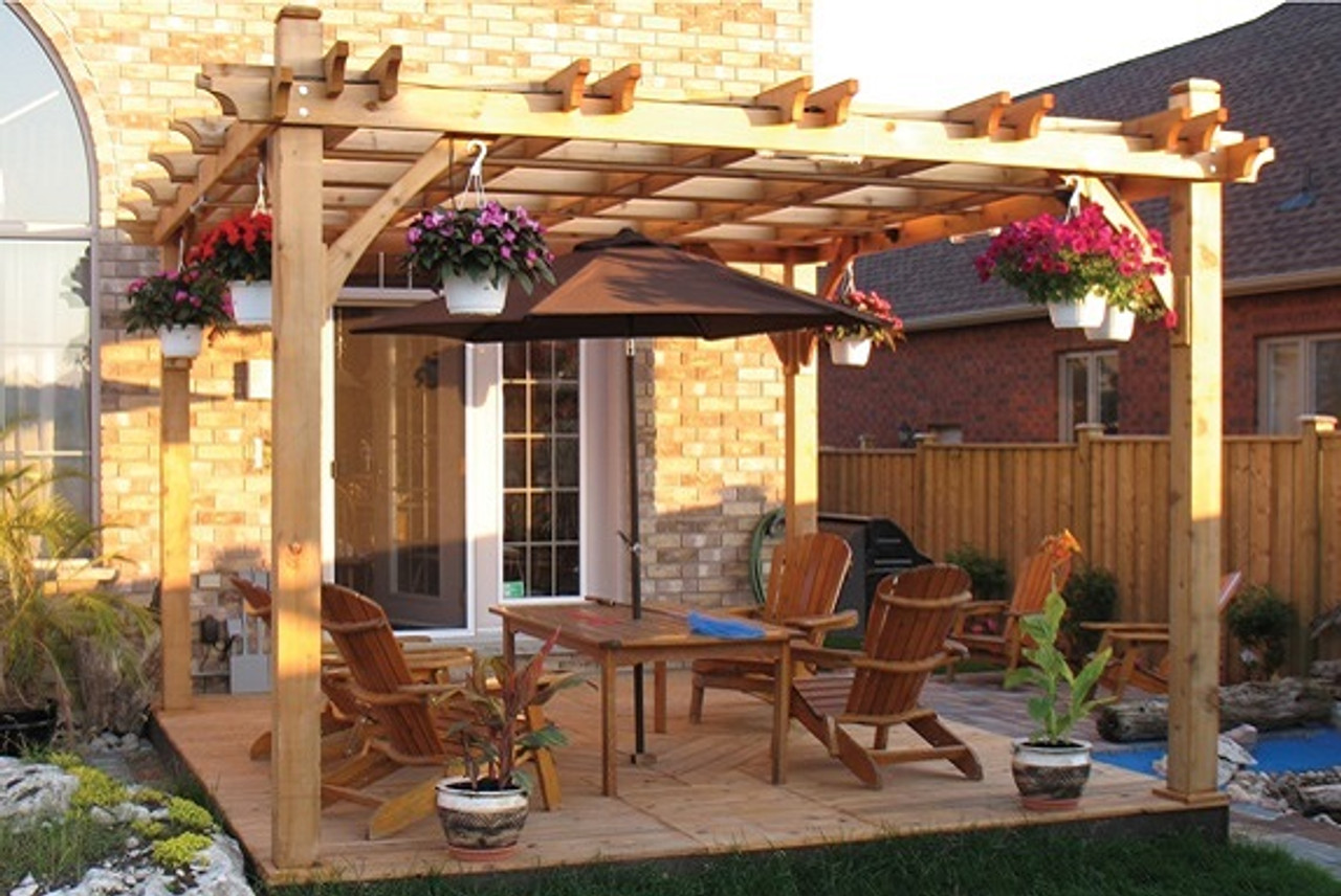 Cedar Pergola Kits 12 X 12 - Cedar Pergola Kits 12 X 12
