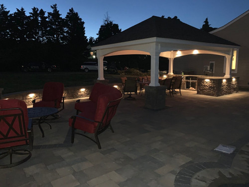 14x20 Premium Vinyl Traditional Hip Roof Pavilion, Stevensville, Maryland