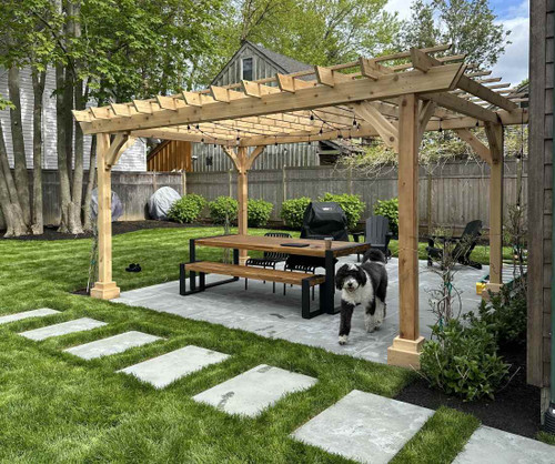 10x15 Classic Cedar Pergola, Greenport, New York 